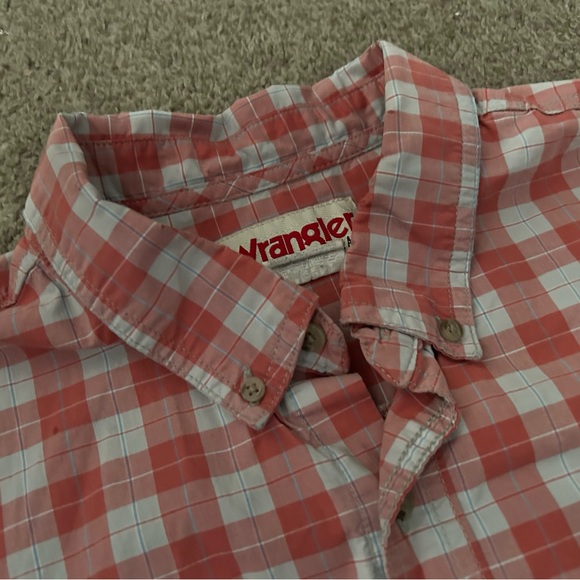 Wrangler Rugged Wear Men’s Button Up Short Sleeve Size XXL - Picture 5 of 7